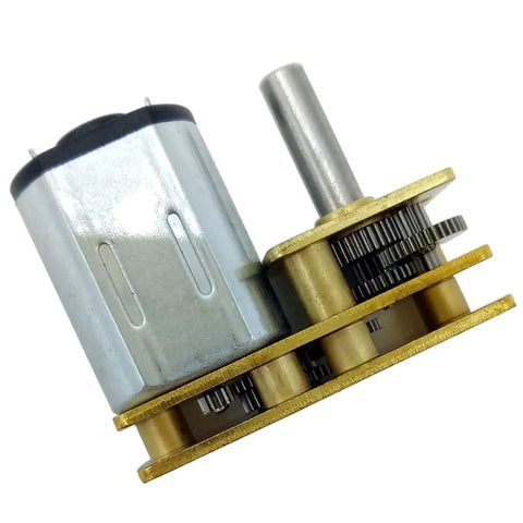 n20 mini gear motor Mini N20 DC Gear Motor for DIY Projects, Adjustable Speed and Reversible Direction, 3V, 6V, 12V Compatible, 15 to 500 RPM Range, Low Noise, Stable