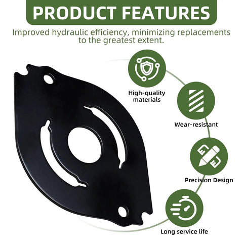 Valve Plate For Hydro Gear PG Series Hydraulic Pump BDP 10A 51246 Replacement Part Heavy Duty Pro Grade High Pressure Wear Resistant Fit And Improve Hydraulic Efficiency For PG 1BCC DA1X And PG 1AEF DY1X