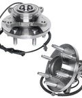 Front Wheel Bearing Hubs Assembly Kit For 2009 2010 Ford F150 RWD With ABS Sensor 6 Bolt Front Hubs Replacement Pair