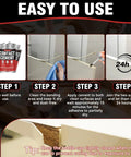 Heavy Duty Neoprene Contact Adhesive With Built In Brush, Delivers A Super Tight Grip For Leather And Woodwork, Waterproof And Heat Resistant Formula That Makes Furniture Repairs A Breeze And Keeps Crafts Looking Crisp. Step by step guide for applying contact cement.