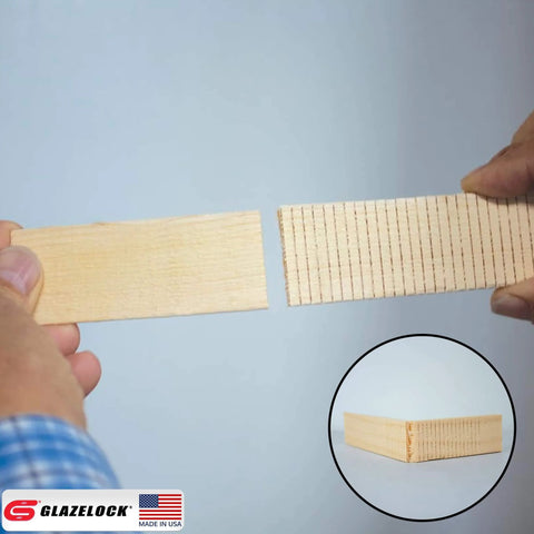 Wood Shims For Leveling 12 Shims 8 Inch Length Quick Snap Pine Wedges Tapered For easy sizing Made In USA durable and reliable