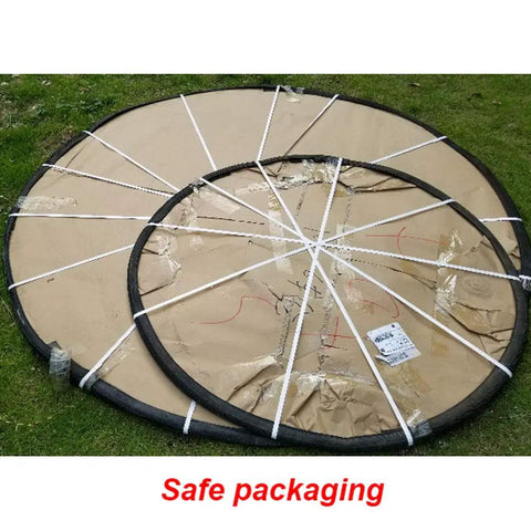Packaging of Heavy Duty Round Glass Lazy Susan Turntable For Home And Hotel Dining Tables With Smooth Quiet Rotation