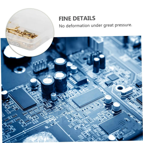 Top Shelf Brass Hexagon Column Standoff Screw And Nut Assortment Kit For Electronics And Tech Rig displayed on a circuit board.