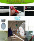 Installation guide for 20 Pack Automatic Poultry Water Dispenser With Slick Stainless Steel Nipple Drinkers for Chickens and Ducks.