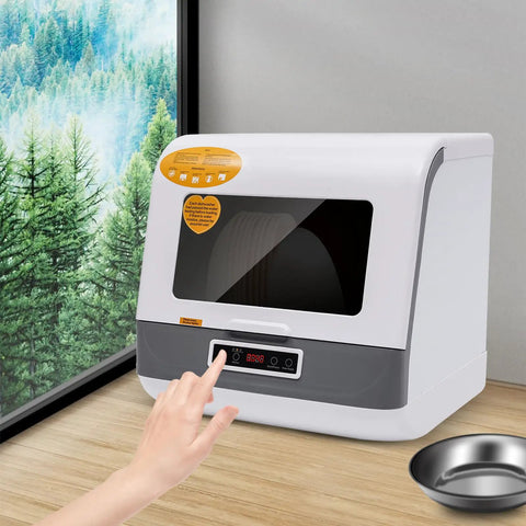 Zero Headache Countertop Dishwasher Slides Into Any Spot Brings Sweet Results With Heated Dry Stainless Steel Construction.