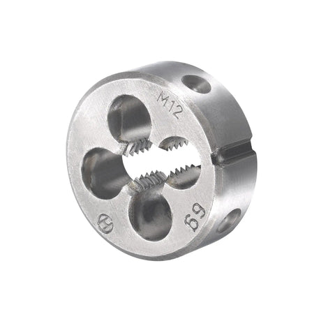 M12 X 1.75 Metric Tap And Die Kit For Thread Repair And Rethreading Round Die for nuts bolts
