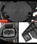 Built Tough Engine Radiator Cooling Fan Assembly for Ford Focus 2012 to 2018 EV BEV 2.0L Without Control Module connector details
