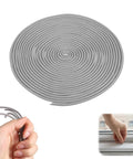 2Mm Foam Backer Rod And Caulk Saver For Tight Squeezes And Flexible Rubber Expansion Joint Filler With 16.4 Feet Length coiled grey rod for concrete sealing.