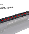 Savage Axis Picatinny Rail Mount 0 MOA on rifle receiver shown in black 6061 aircraft aluminum.