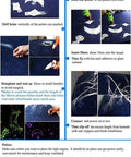 Installation process for Lit Twinkle 10W RGBW Fiber Optic Starlight Lights With 450 Strands Meteor Shooting Star Effects.