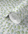Killer Blue Green Modern Wallpaper With Hella Smooth Matte Linen Finish And Totally Eco Safe Build Built Damn Solid For Any Kitchen Bathroom Or Commercial Space Featuring Pro Level Paste To Paper Application And Fresh Room Refresh Vibe in a rolled design with subtle texture.