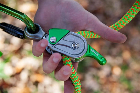 Rope Grab With Three Friction Settings And One Hand Operation For 11 To 13mm Lines, Smooth Non Aggressive Clutch In Use