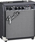 Frontman 10G 10 Watt Guitar Amplifier Bundle With 13 Foot Straight Instrument Cable Drab Green And Joe Strummer Cable For Jam Sessions