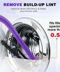 Dryer Vent Cleaner Kit With Flexible Crevice Tool And Drum Lint Brush Attachments For V7 Through V15 Vacuums A 4 Piece Set