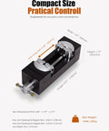 Heavy Duty Fractal Vise Giving You A Sweet Knockout Grip For Drill Press And Bench Clamping Smooth No Sweat Operation With Portable Table Jaws For Woodworking Metal And Irregular Shapes That Definitely Impress Your Crew, compact size with silver jaws, dimensions and specifications displayed.