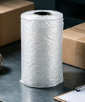 Inflatable Bubble Cushioning Roll For Shipping And Moving 984 Ft 300 M of air filled film on table