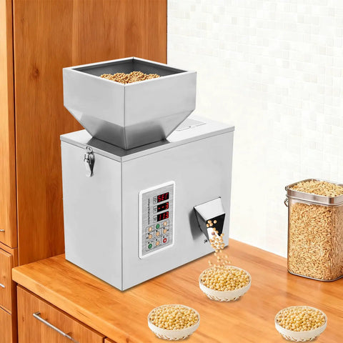Top Tier Automatic Powder Filling Machine With Precise 0.2g Accuracy And Fast 2 To 5 Second Dispensing Speed on kitchen countertop