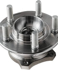 Front view of rear wheel bearing hub assembly from Rear Wheel Bearing Hubs Kit With Two Sway Bar Links For 2005 2006 2007 2008 2009 Chrysler 300, 2006 2007 2008 2009 Dodge Charger, And 2005 2008 Magnum Replacement Includes Two Wheel Bearing And Hub Assemblies And Two Stabilizer Links