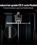 Industrial-grade C5 Z-axis of Beast Mode Resin 3D Printer With Amber Screen For Ultra Fast 4.5s Layer Times, Crisp 566 To 1 High Contrast