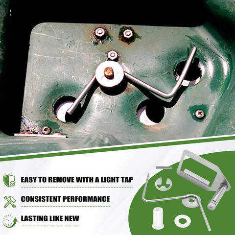 Spreader Agitator Kit for 80lb Lesco Spreaders, Fits Models 101186, 091186, 705699, 092807, Includes Actuator and Snap Ring