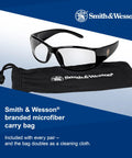 Top Shelf 12 Pack Anti Fog Safety Glasses With Clear Lens And Black Frame Lightweight Unisex Impact Resistant Eye Protection Shooters Swear By For The Range And Workshop with carrying bag