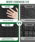 Comparison of 16 Inch By 50 Foot 19 Gauge Hardware Cloth With 1/2 Inch Mesh Galvanized Chicken Wire Fence vs inferior options.