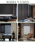 10 Meter Bead Chain Cord for Roller Blinds with 4.5mm Bead Diameter shown in bedroom, office, kitchen, and study installations.