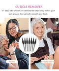 Dual Use Nail File And Dead Skin Fork 6.29 Inch Stainless Steel Nail Cuticle Trimmer used at home and salon for precise care