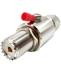 UHF PL259 Male To Female Lightning Arrester And SO239 Coaxial Surge Protector for VHF radio with gas discharge tube