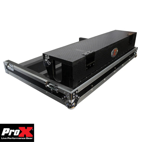 Built Tough Ata Flight Case For Allen Heath Qu 32 Digital Audio Mixer With Rigid Hard Shell Exterior And Secure Doghouse Compartment For Tour Ready Sound Crews