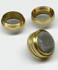Built Tough Real Deal Ultrasonic Cleaner Baskets Set Of Two With Secure Screw Lock Brass Body And Stainless Steel Mesh Basket for tiny parts.