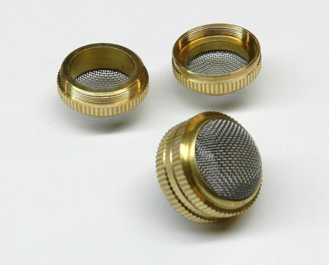 Built Tough Real Deal Ultrasonic Cleaner Baskets Set Of Two With Secure Screw Lock Brass Body And Stainless Steel Mesh Basket for tiny parts.