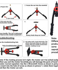 Diagram for Hand Nut Riveter Kit With Quick Change Head, 330mm Reach, Rivnut Tool For Thread Setting and troubleshooting guide.