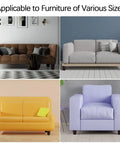Eight Pieces 3 Inch Round Solid Wood Furniture Legs With M8 T Nuts Beefy Durable Couch Sofa Chair Replacement suitable for various furniture sizes