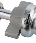 Close-up of Universal T Handle Vending Machine Lock with heavy duty zinc plated hardware, replaces most short T handle locks.