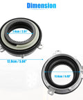 2 Pcs 4x4 Auto Locking Hub Actuators For Ford F-150, Expedition, Lincoln Navigator 4WD with dimensions 12.8cm x 11.4cm