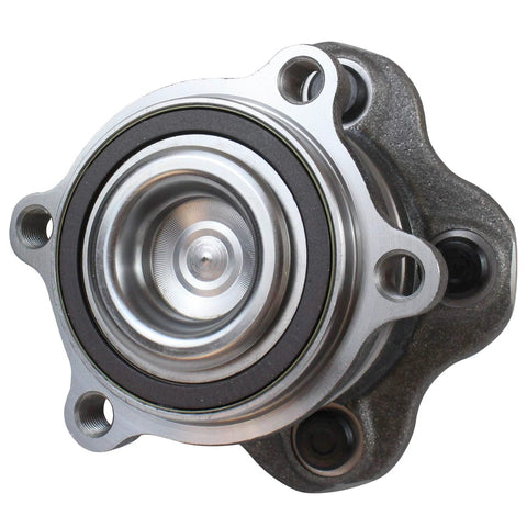 Rear Wheel Bearing And Hub Assembly With ABS For 2007 2008 Nissan Altima, 2009 To 2019 Maxima, 2015 To 2016 Murano, front view.