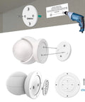 Installation guide for Battery Operated Motion Sensor Light Outdoor Wireless Waterproof Spotlight With Auto On Off