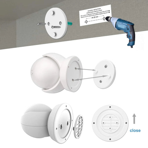 Installation guide for Battery Operated Motion Sensor Light Outdoor Wireless Waterproof Spotlight With Auto On Off
