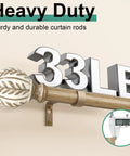 Boho Wood Curtain Rods Set For Windows 48 To 84 Inches One Inch Adjustable Heavy Duty Drapery Rod With Imitation Wood Grain Finials