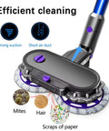 Electric Cleaning Mop Head For V7 V8 V10 V11 Cordless Vacuums Wet Dry Mop Attachment with visual components for efficient cleaning