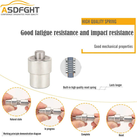 Demonstration of a high quality spring with good fatigue resistance and impact resistance by ASDFGHT brand.