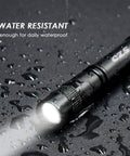 1000 Lumen LED Pen Light Flashlight Pocket Torch, Ultra Compact Aluminum Alloy Handheld EDC, Battery Powered By 2 AAA in water