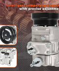Beefed Up AC Compressor With Clutch Co 4574Jc Dual Pulley Build For Volkswagen Jetta Golf And Passat R32 25 Liter Engines 2005 To 2014.