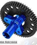 Metal Spur Gear Slipper Clutch 57T 32P With 15T 16T 17T Pinions Upgrade Kit in blue for 1/10 RC Trucks