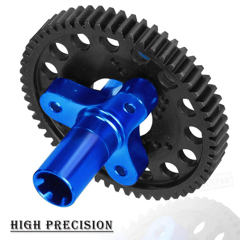 Metal Spur Gear Slipper Clutch 57T 32P With 15T 16T 17T Pinions Upgrade Kit in blue for 1/10 RC Trucks