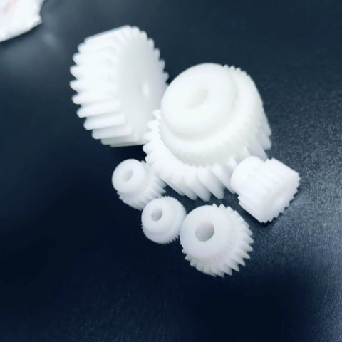 0.8 Module 32 Teeth POM Gear 10mm Bore Plastic Spur Gear With Straight Teeth Pinion for RC Cars and Gearbox Projects