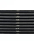 Badass Turbo LS Camshaft Kit Featuring Platinum Valve Springs Titanium Retainers And Chromoly Pushrods 224 X.618 Lift 114 LSA for LS1 LS2 LS3 LQ4 LQ9, black pushrods laid out.