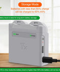 Two-Way Parallel Charger With Storage For Neo Battery, 45W PD Rapid Charging Hub in storage mode on table
