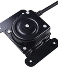 Heavy Duty Spare Wheel Mount Plate Carrier Plus Winch Kit For Ford Transit 2014+ And Transit Custom 2012+. Durable steel winch assembly.
